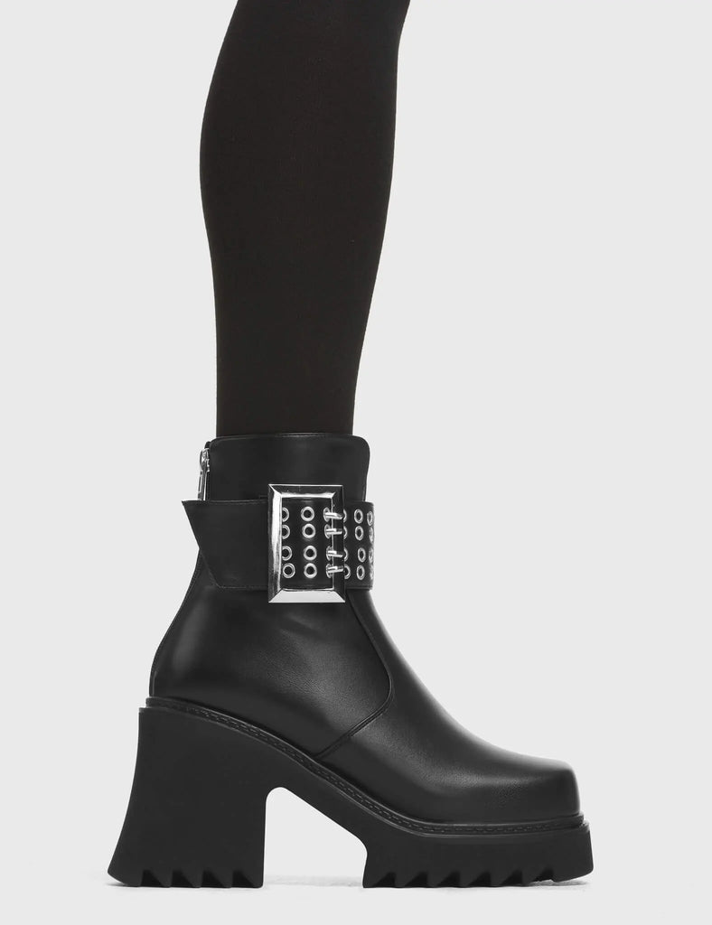 Venus Chunky Platform Ankle Boots LAMODA