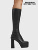 Whatta Showdown Super Stretch Platform Knee High Boots