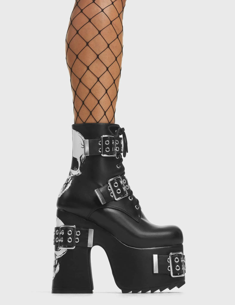 Whatever Chunky Platform Ankle Boots LAMODA