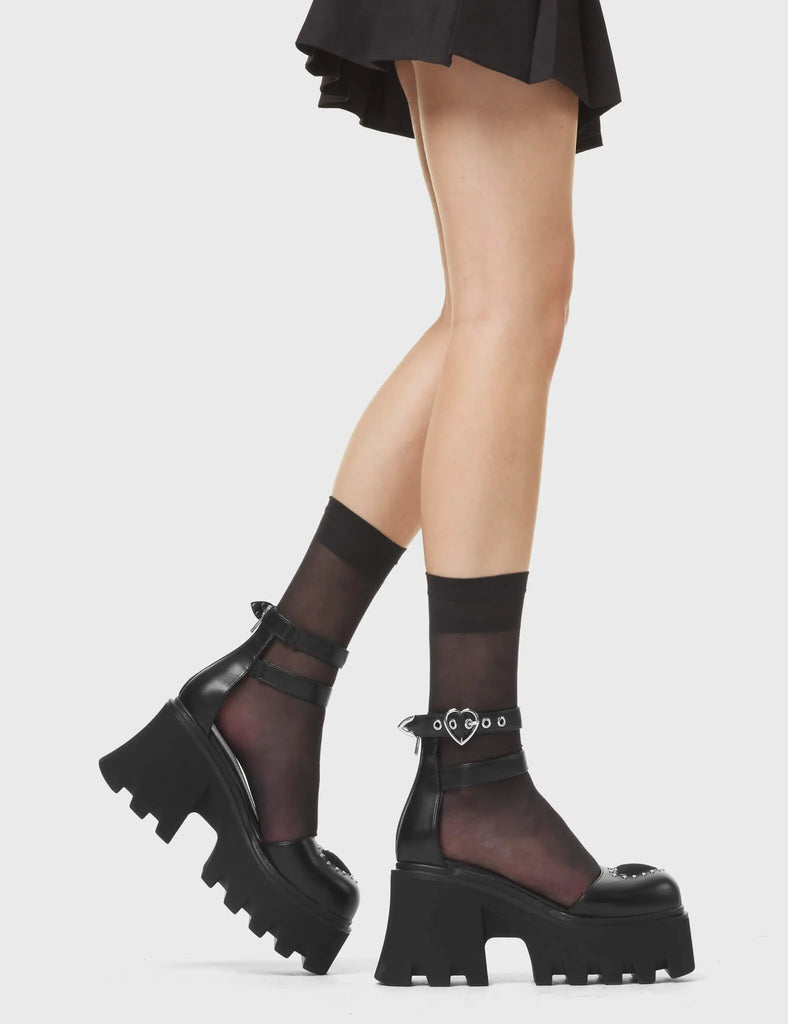 Work It Chunky Platform Shoes LAMODA