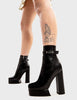 Check In Platform Ankle Boots
