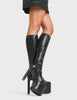 Rockstar Girlfriend Platform Knee High Boots