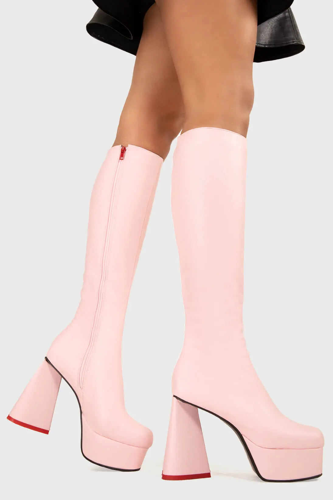 Sweet Talker Platform Knee High Boots LAMODA